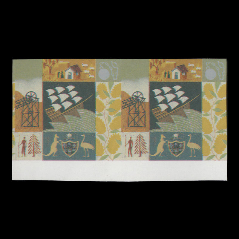 Great Britain 1999 (Proof) 43p The Settlers' Tale imperf pair