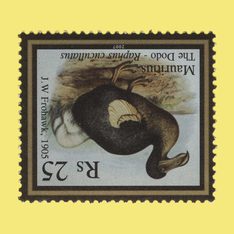 Mauritius 2007 (Variety) R25 Dodo with inverted watermark