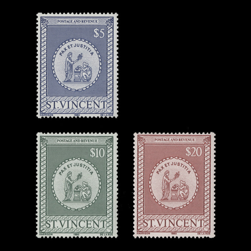 Saint Vincent 1980 (MNH) Postal Fiscals