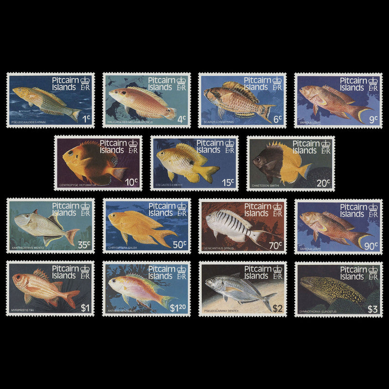 Pitcairn Islands 1984-88 (MNH) Fishes definitives