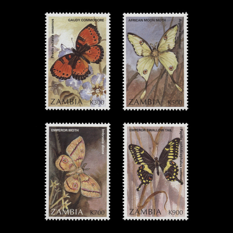 Zambia 1997 (MNH) Butterflies & Moths