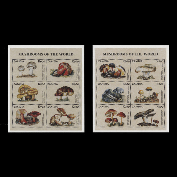 Zambia 1998 (MNH) Mushrooms of the World