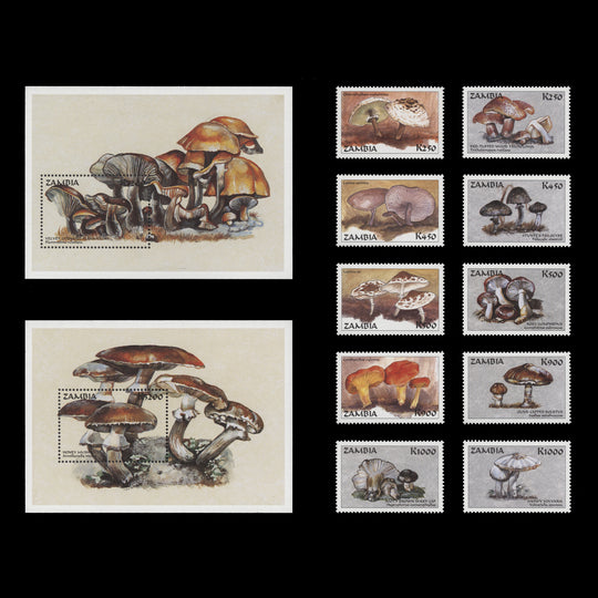 Zambia 1998 (MNH) Mushrooms of the World