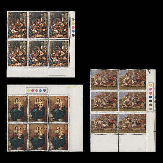 Great Britain 1967 (MNH) Christmas traffic light blocks