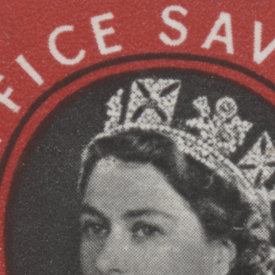 Great Britain 1961 (Used) 2½d POSB single with forehead retouch