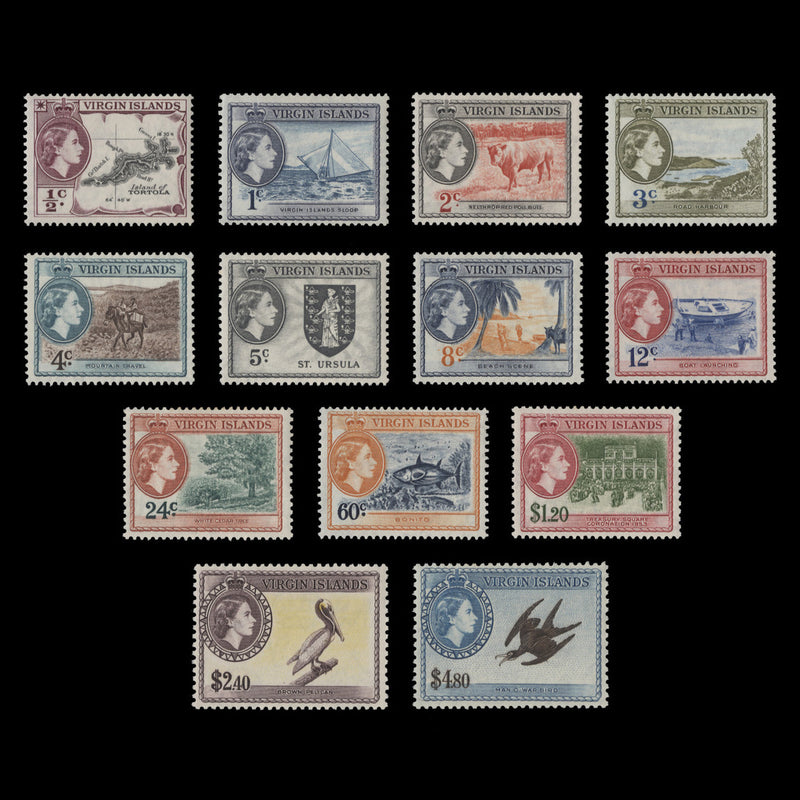British Virgin Islands 1956 (MNH) Definitives