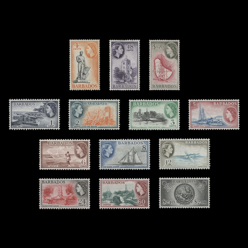 Barbados 1953 (MNH) Definitives