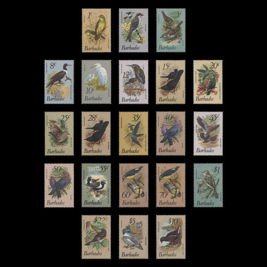 Barbados 1979-82 (MNH) Birds Definitives