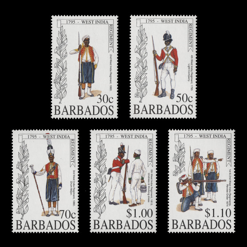 Barbados 1995 (MNH) West India Regiment Bicentenary
