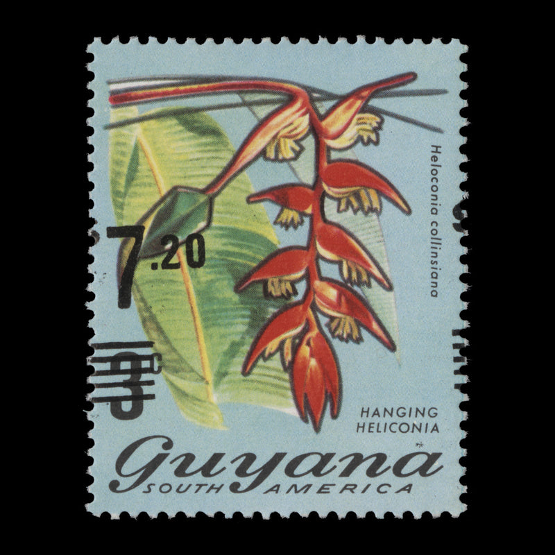Guyana 1981 (MNH) 720c/3c Hanging Heliconia
