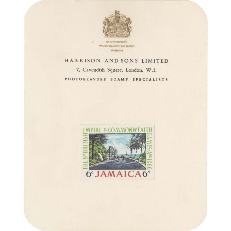 Jamaica 1966 (Proof) Empire & Commonwealth Games imperfs