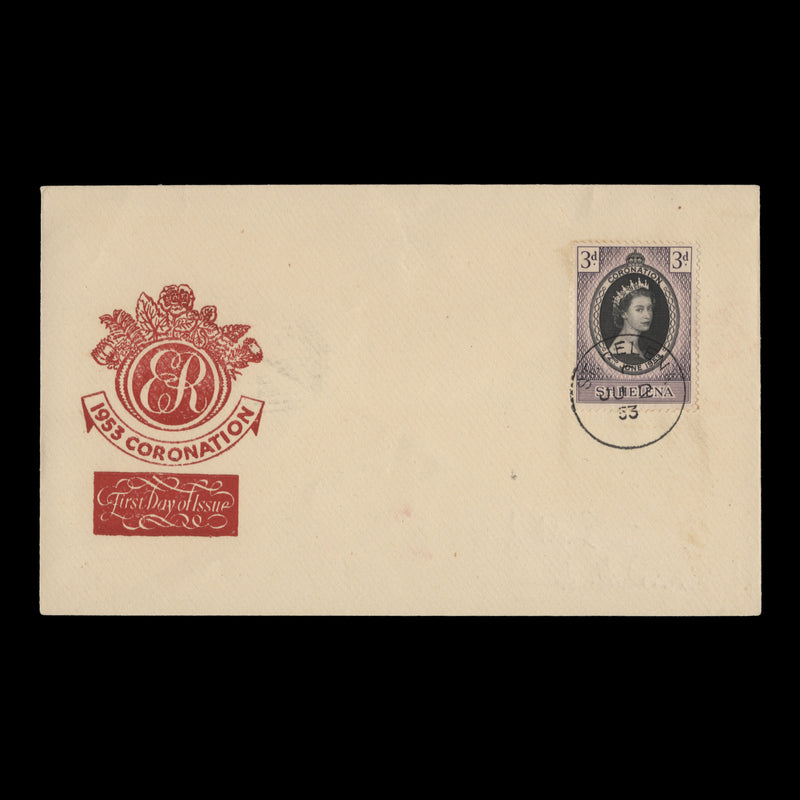 Saint Helena 1953 (FDC) 3d Coronation