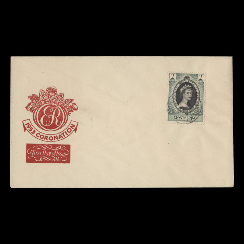 Montserrat 1953 (FDC) 2c Coronation