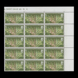 Great Britain 1970 (MNH) 5d Commonwealth Games block printed on ungummed paper