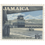 Jamaica 1964 (Proof) 1s 6d Palisadoes Airport imperf colour trial