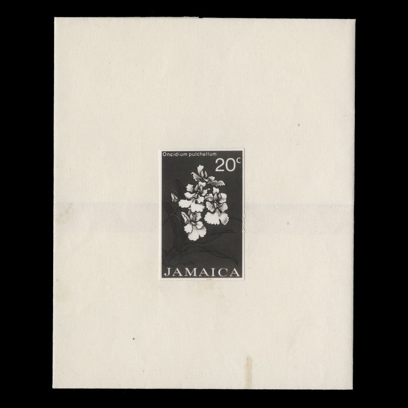 Jamaica 1973 (Proof) 20c Oncidium Pulchellum photographic essay