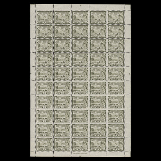 St Christopher Nevis Anguilla 1962 (MNH) ½c Salt Pond sheet, De La Rue