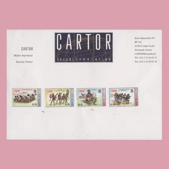 Solomon Islands 1997 (Proof) Christmas presentation card