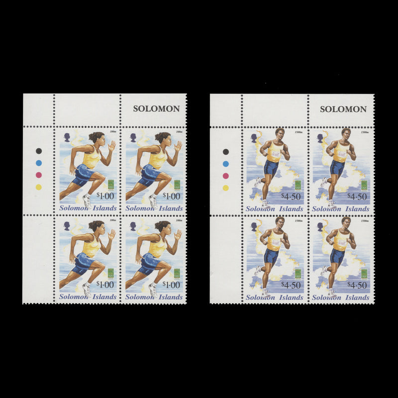 Solomon Islands 2000 (MNH) Olympic Games, Sydney traffic light blocks