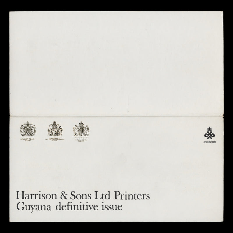 Guyana 1968 Definitives presentation folder