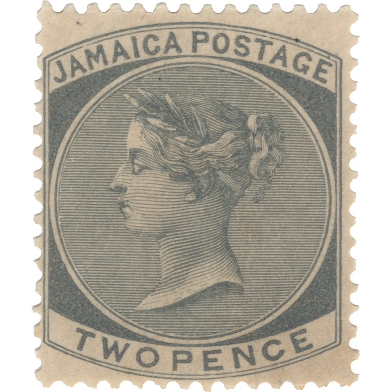 Jamaica 1885 (MLH) 2d Grey