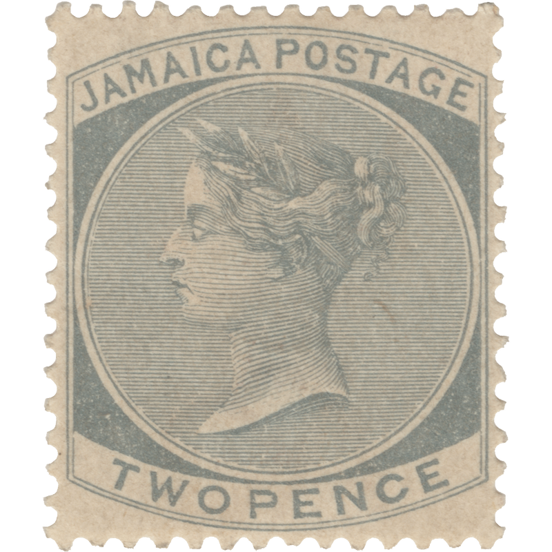 Jamaica 1886 (MLH) 2d Slate