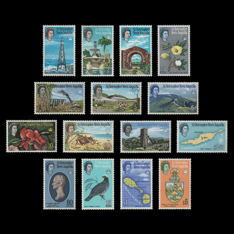 St Christopher Nevis Anguilla 1963 (MLH) Definitives