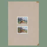 Papua New Guinea 1973 Mount Elimbari imperf essay in presentation folder