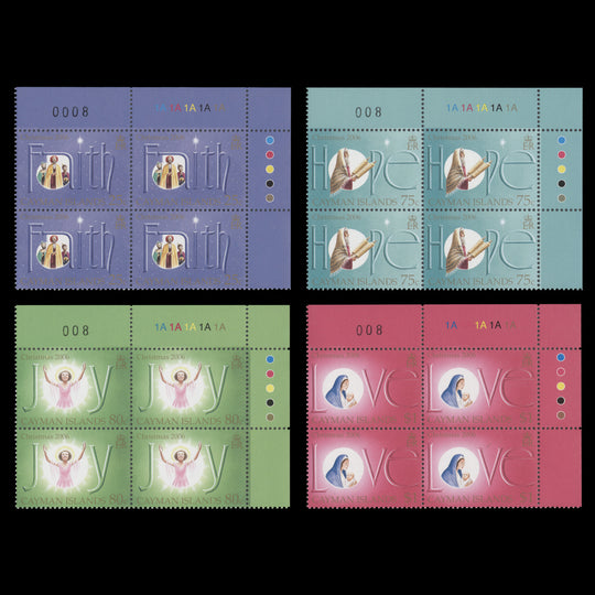 Cayman Islands 2006 (MNH) Christmas plate blocks