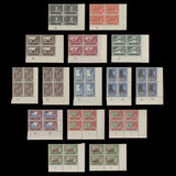 Perak 1957 (MNH) Definitives plate blocks