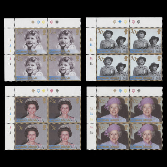 Cayman Islands 2002 (MNH) Golden Jubilee plate blocks