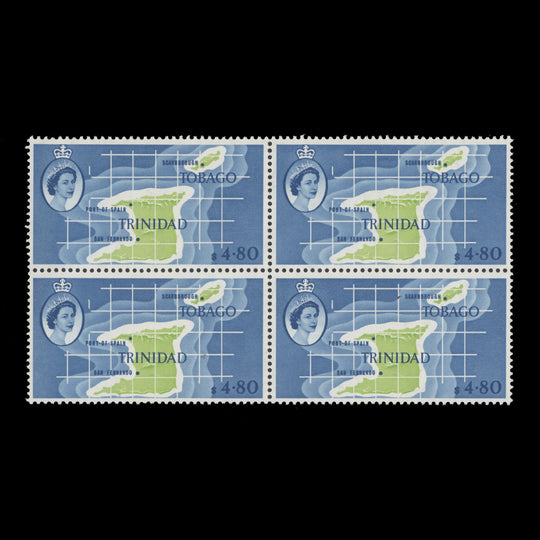 Trinidad & Tobago 1960 (MNH) $4.80 Map of the Islands block