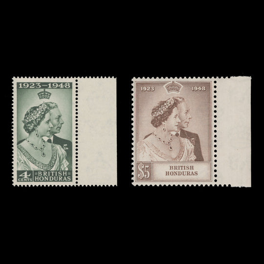 British Honduras 1948 (MLH) Royal Silver Wedding