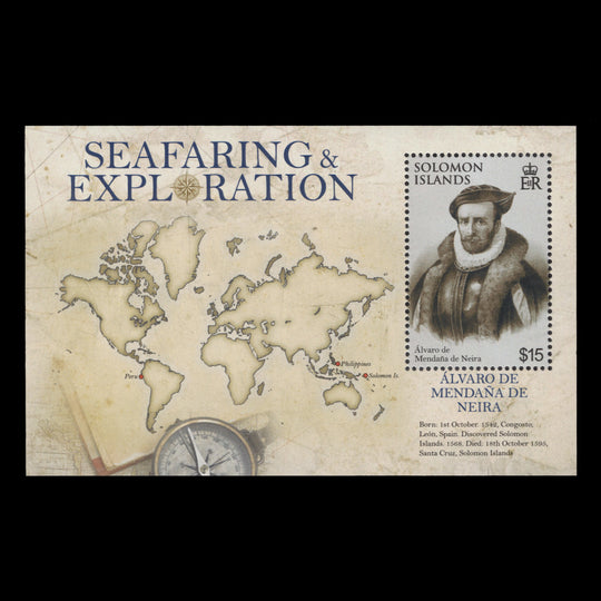 Solomon Islands 2009 (MNH) Seafaring & Exploration miniature sheet