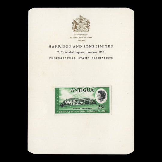 Antigua 1967 (Proof) 25c Autonomous Methodist Church imperf single