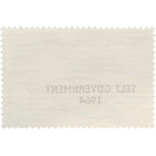 British Honduras 1964 (Variety) 1c Great Curassow overprint offset