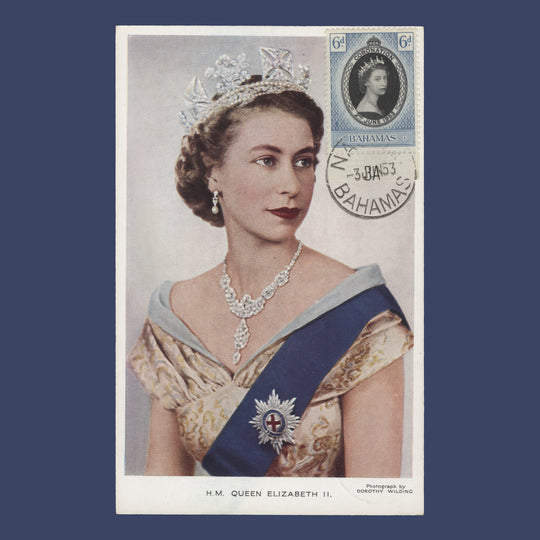 Bahamas 1953 (FDC) 6d Coronation
