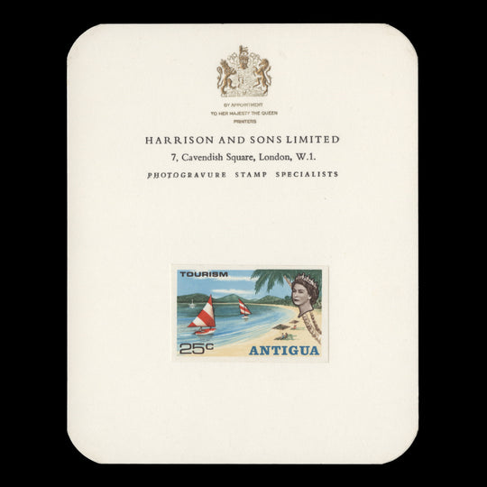 Antigua 1968 (Proof) 25c Tourism, Sailing imperf single