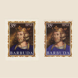 Barbuda 1970 (Proof) 35c English Monarchs, Henry III imperf single