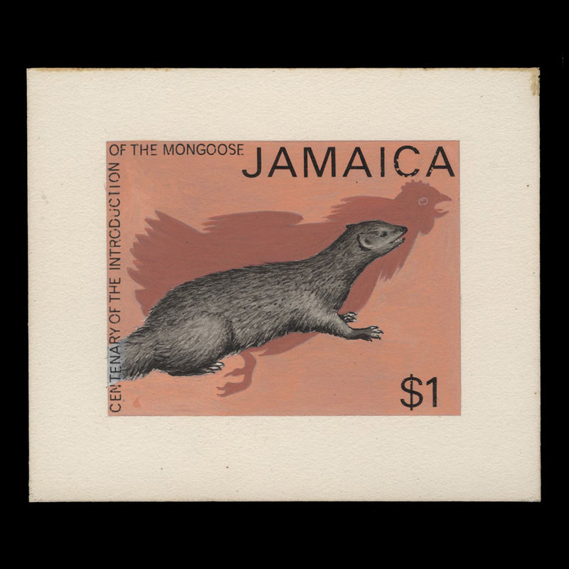 Jamaica 1973 Introduction of the Mongoose watercolour essay