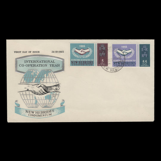 New Hebrides 1965 (FDC) International Cooperation Year, SANTO