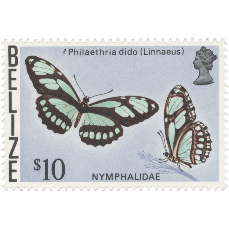 Belize 1976 (MNH) $10 Philaethria Dido