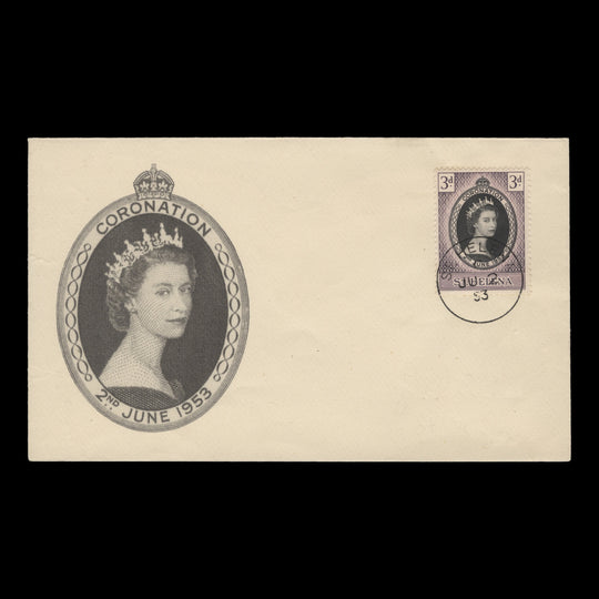 Saint Helena 1953 (FDC) 3d Coronation