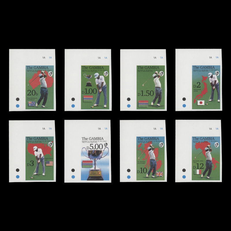 Gambia 1992 (MNH) Open Golf Championships imperf singles