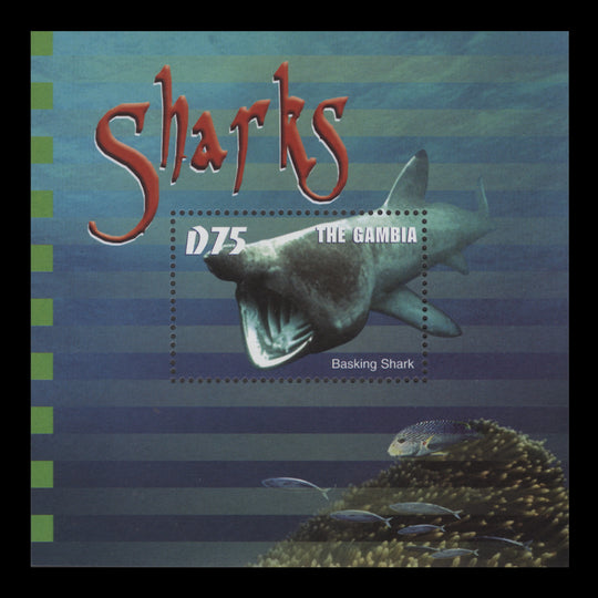 Gambia 2004 (MNH) D75 Basking Shark miniature sheet