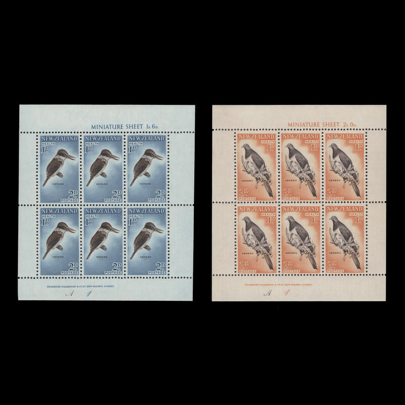 New Zealand 1960 (MNH) Birds miniature sheets