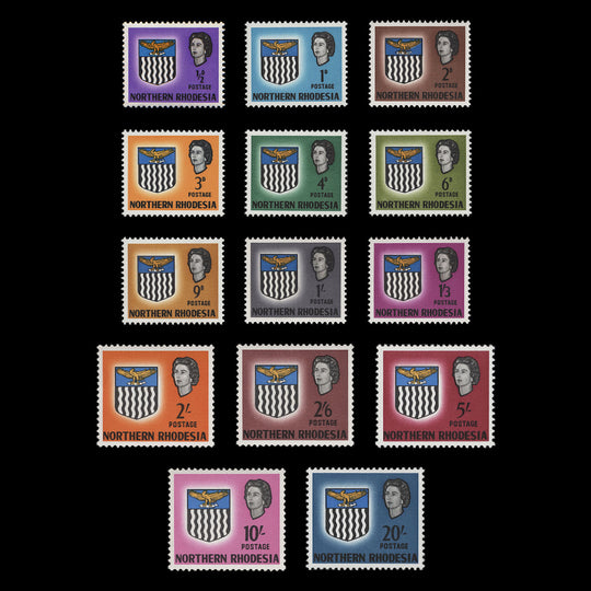Northern Rhodesia 1963 (MNH) Arms Definitives