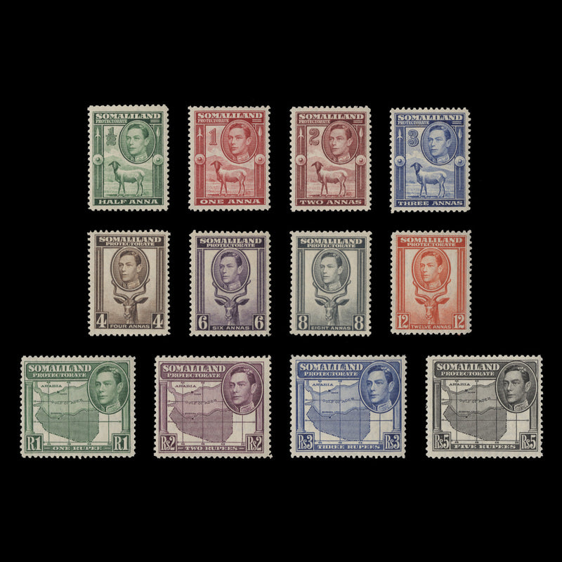 Somaliland Protectorate 1938 (MNH) Definitives, portrait to left