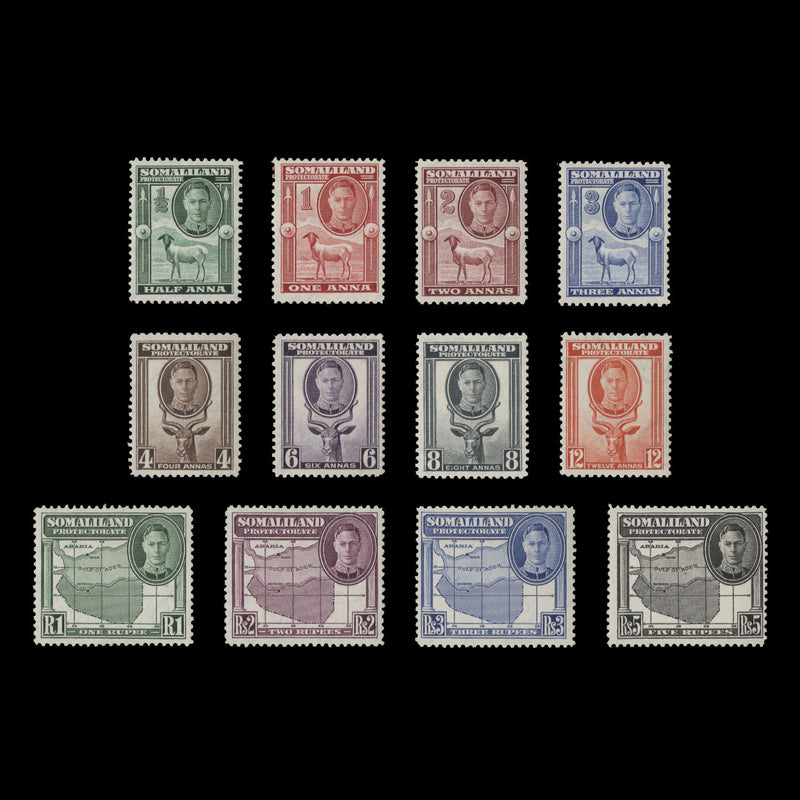 Somaliland Protectorate 1942 (MNH) Definitives, portrait full-face