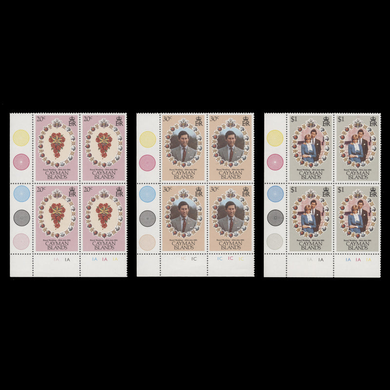 Cayman Islands 1981 (MNH) Royal Wedding